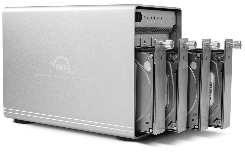 OWC Mercury Elite Pro Quad USB 3.2 0TB T2
