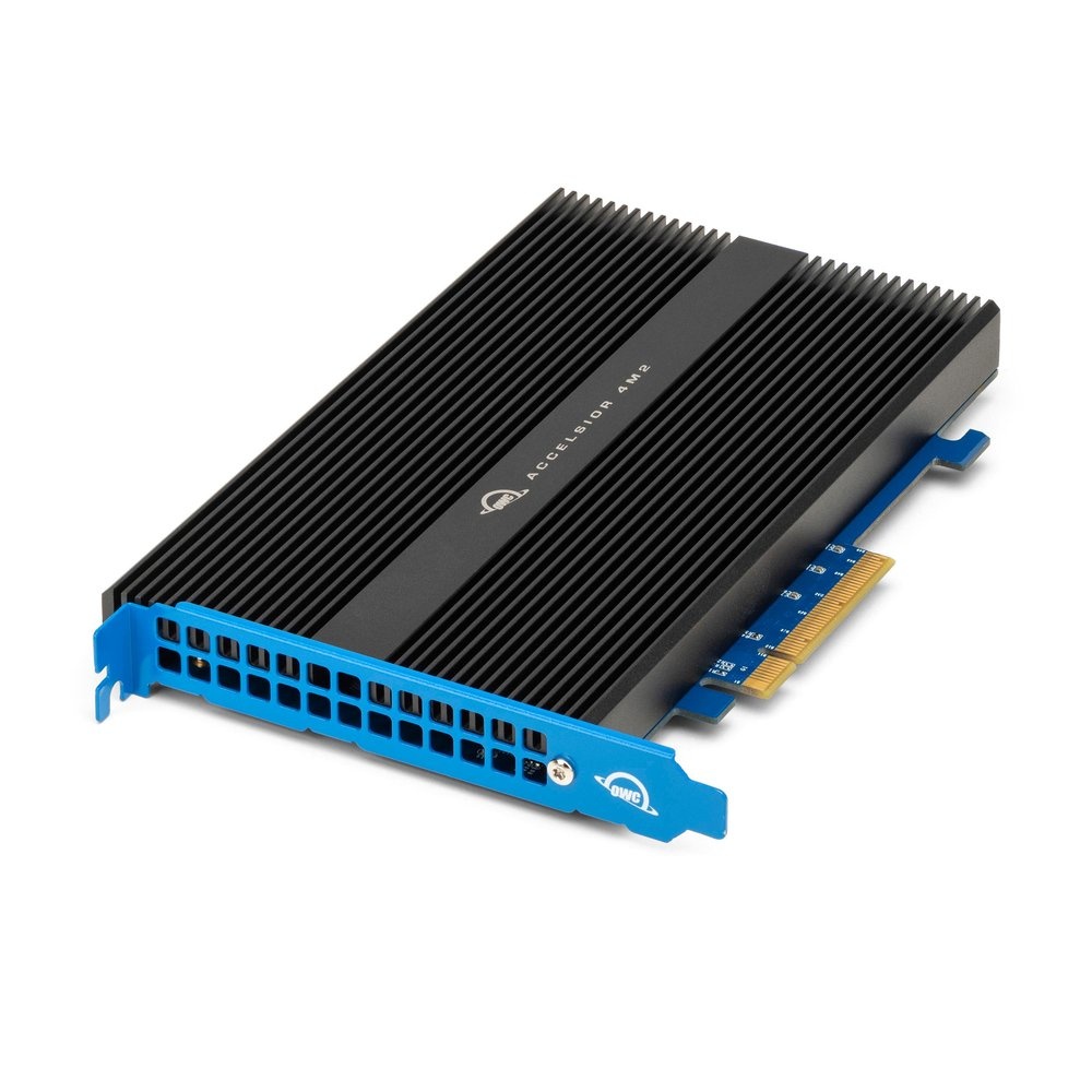 OWC Accelsior 4x NVMe M.2 SSD to PCIe 3.0 Adapter Card 0TB with SoftRAID T1